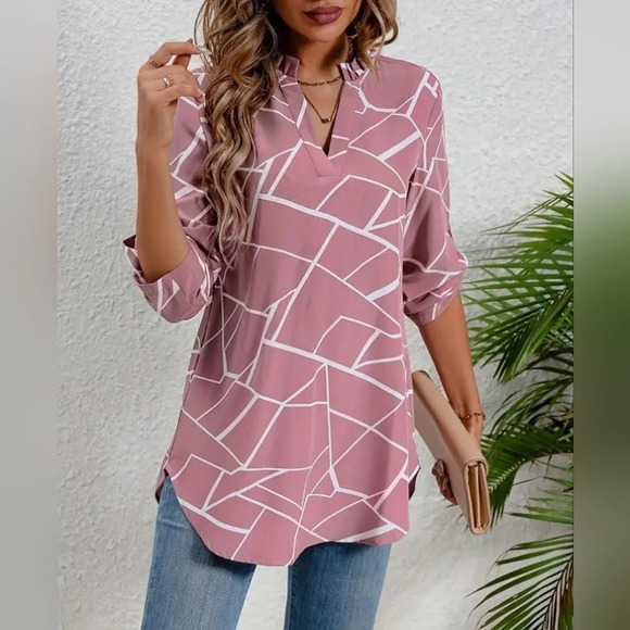 Elegant Satin Blouse - Picture 2 of 3